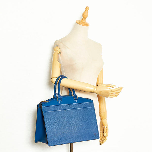 ルイ ヴィトン エピ リビエラ ハンドバッグ M48185 トレドブルー レザー レディース LOUIS VUITTON 【中古】