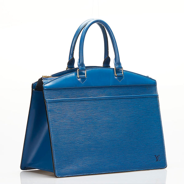 ルイ ヴィトン エピ リビエラ ハンドバッグ M48185 トレドブルー レザー レディース LOUIS VUITTON 【中古】