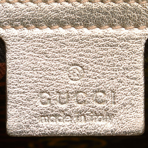 グッチ ソーホー インターロッキングG ハンドバッグ ボストンバッグ 170010 ゴールド レザー レディース GUCCI 【中古】