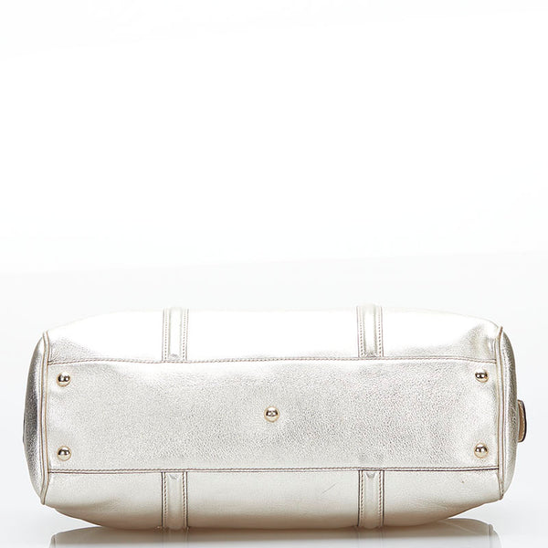 グッチ ソーホー インターロッキングG ハンドバッグ ボストンバッグ 170010 ゴールド レザー レディース GUCCI 【中古】