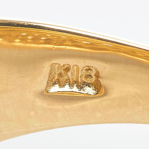ノーブランド K18YG イエローゴールド ダイヤ0.74ct リング 指輪 レディース no brand 6号 【中古】