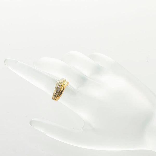ノーブランド K18YG イエローゴールド ダイヤ0.74ct リング 指輪 レディース no brand 6号 【中古】