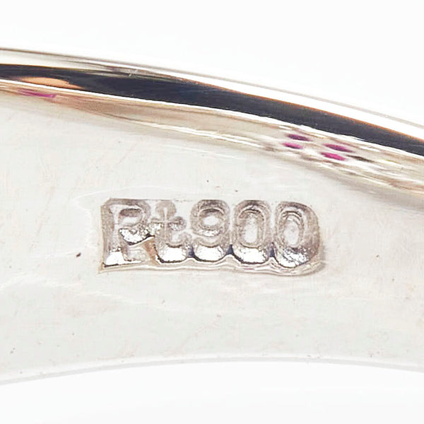 ノーブランド Pt900 プラチナ ルビー0.45ct ダイヤ0.74ct リング 指輪 レディース no brand 10.5号 【中古】