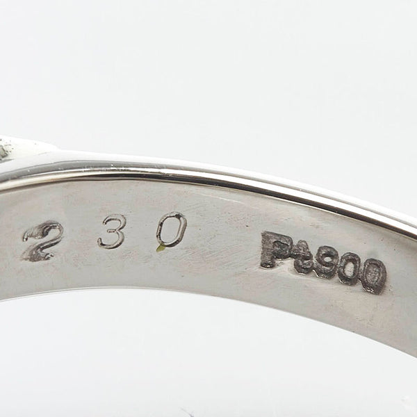 Pt900 プラチナ サファイア2.30ct ダイヤ0.30ct リング 指輪 レディース 17号 【中古】