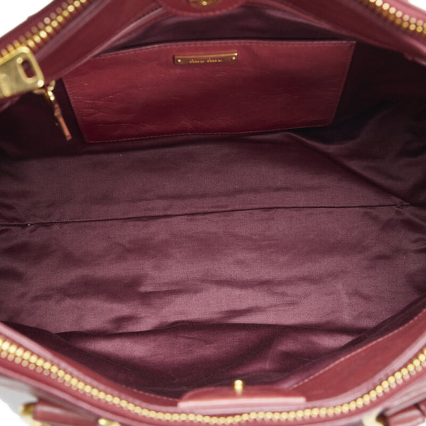 ミュウミュウ ハンドバッグ ショルダーバッグ 2WAY RN1127 ピンク レザー レディース MIUMIU 【中古】