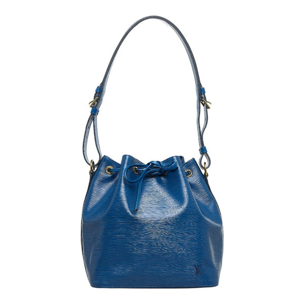 ルイ ヴィトン エピ プチノエ ワンショルダーバッグ ハンドバッグ M44105 トレドブルー  レザー レディース LOUIS VUITTON 【中古】