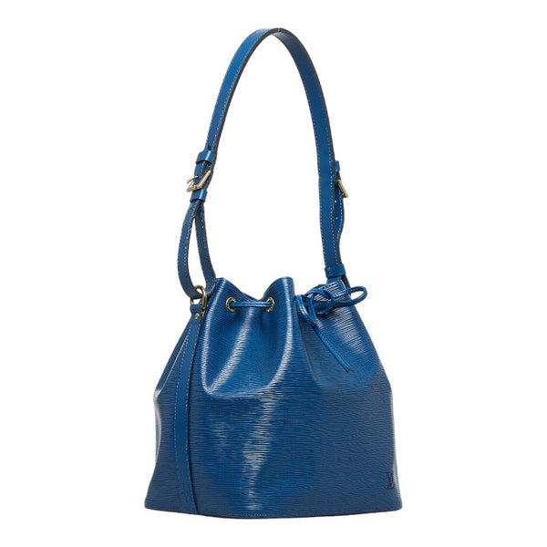 ルイ ヴィトン エピ プチノエ ワンショルダーバッグ ハンドバッグ M44105 トレドブルー  レザー レディース LOUIS VUITTON 【中古】