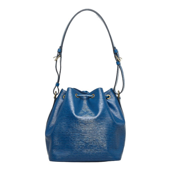 ルイ ヴィトン エピ プチノエ ワンショルダーバッグ ハンドバッグ M44105 トレドブルー  レザー レディース LOUIS VUITTON 【中古】