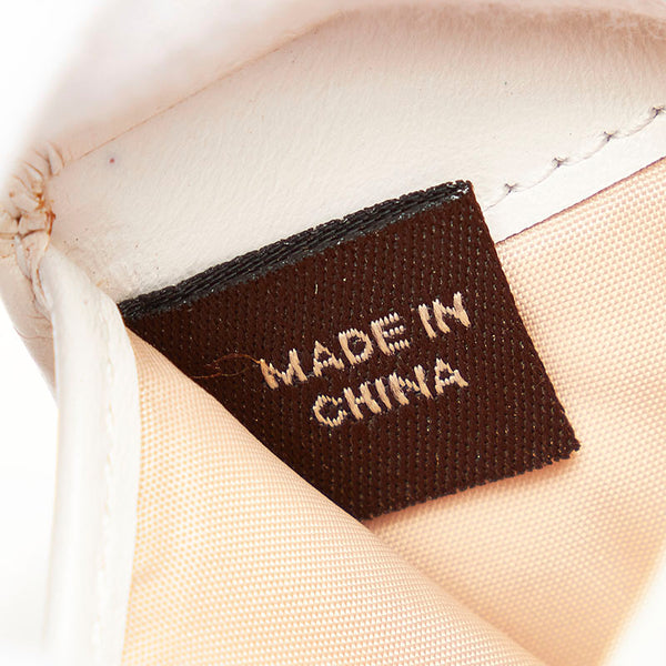 コーチ シグネチャー 二つ折り財布 ベージュ ホワイト キャンバス レザー レディース COACH 【中古】