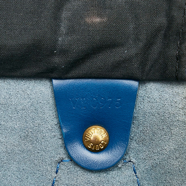 ルイ ヴィトン エピ スピーディ35 ボストンバッグ ハンドバッグ M42995 トレドブルー レザー レディース LOUIS VUITTON 【中古】