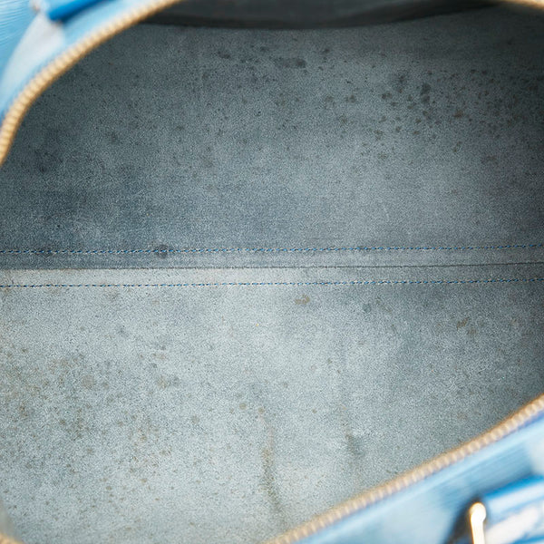 ルイ ヴィトン エピ スピーディ35 ボストンバッグ ハンドバッグ M42995 トレドブルー レザー レディース LOUIS VUITTON 【中古】
