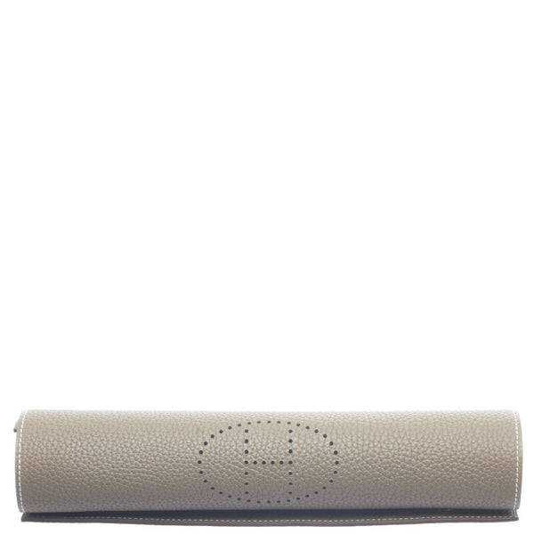 エルメス ヴィドポッシュ Hロゴ 小物入れ ジュエリートレイ ブラウン レザー レディース HERMES 【中古】