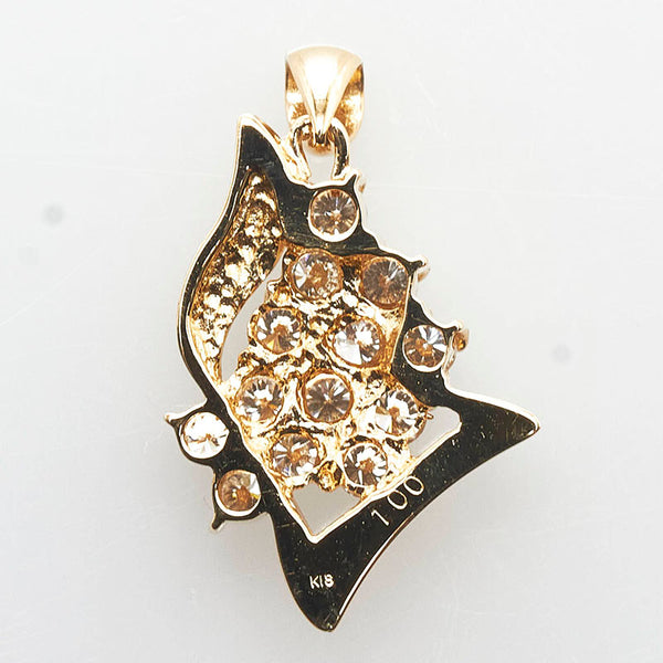 K18YG イエローゴールド ダイヤ1.00ct ペンダントトップ レディース 【中古】