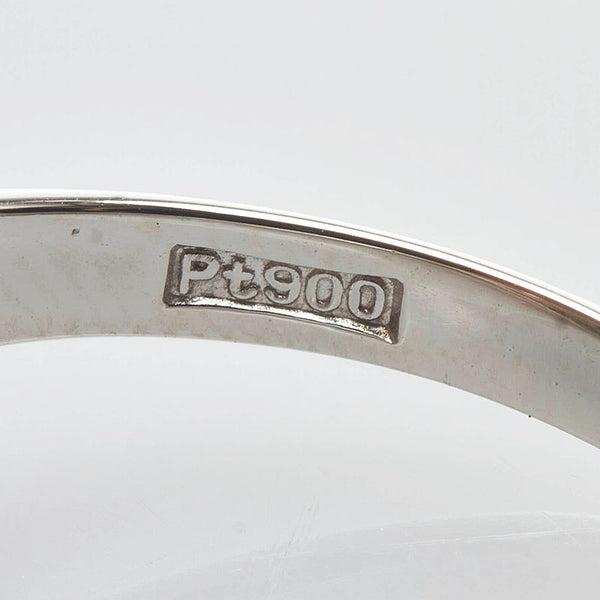 Pt900 プラチナ ひすい1.84ct ダイヤ0.23ct リング 指輪 レディース 13号 【中古】