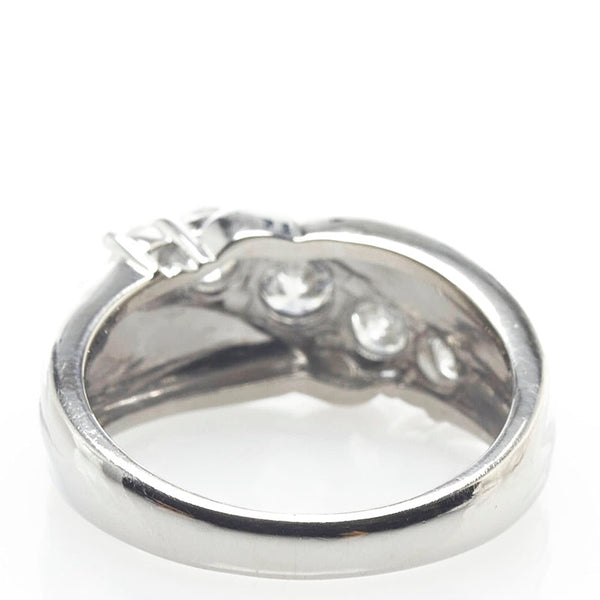 Pt900 プラチナ ダイヤ1.00ct リング 指輪 レディース 13号 【中古】