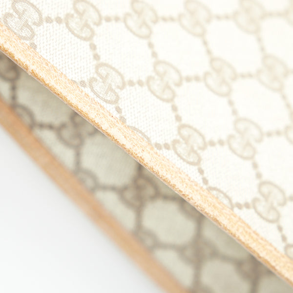 グッチ オールドグッチ ハンドバッグ トートバッグ 92.02.998 ベージュ ブラウン PVC レザー レディース GUCCI 【中古】