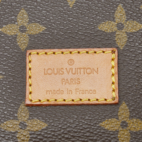 ルイ ヴィトン モノグラム ソミュール30 斜めがけ ショルダーバッグ M42256 ブラウン PVC レザー レディース LOUIS VUITTON 【中古】