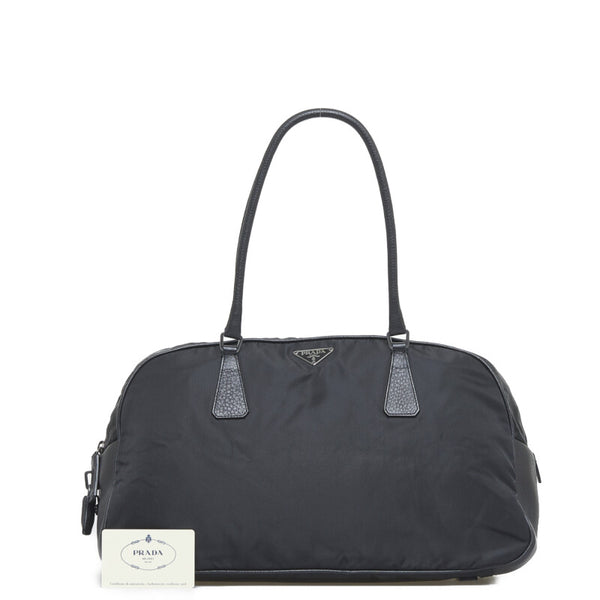 プラダ ハンドバッグ BL0096 ブラック ナイロン レディース PRADA 【中古】