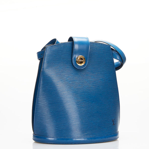 ルイ ヴィトン エピ クリュニー ショルダーバッグ M52255 トレドブルー レザー レディース LOUIS VUITTON 【中古】