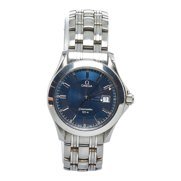 オメガ シーマスター 120ｍ 腕時計 2511 81 クオーツ ネイビー文字盤 ステンレススチール メンズ OMEGA 【中古】