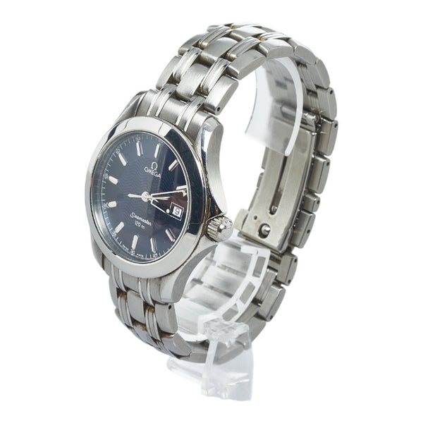 オメガ シーマスター 120ｍ 腕時計 2511 81 クオーツ ネイビー文字盤 ステンレススチール メンズ OMEGA 【中古】