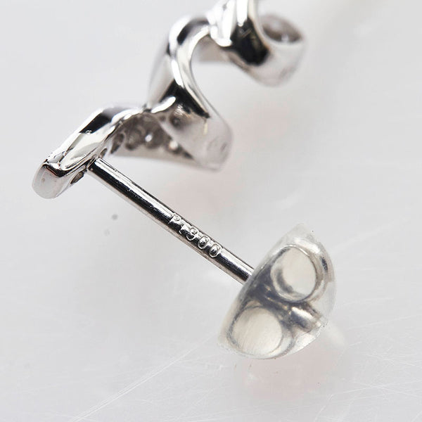 Pt900 プラチナ ダイヤ0.63ct ダイヤ0.42ct ピアス レディース 【中古】