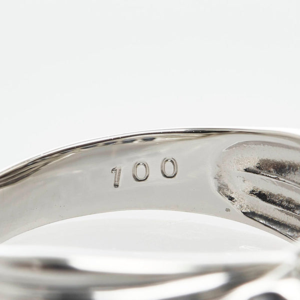Pt900 プラチナ カラーチェンジガーネット1.00ct ハーフエタニティ リング 指輪 レディース 11号 【中古】