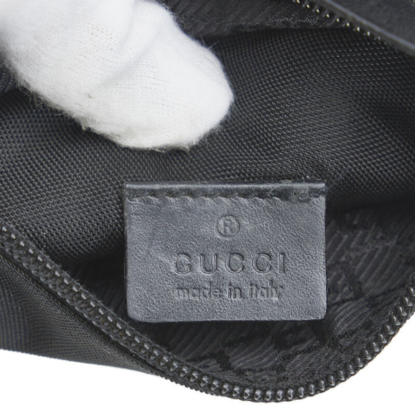 グッチ GGキャンバス ボディバッグ ウエストバッグ 28566 ブラウン キャンバス レザー レディース GUCCI 【中古】