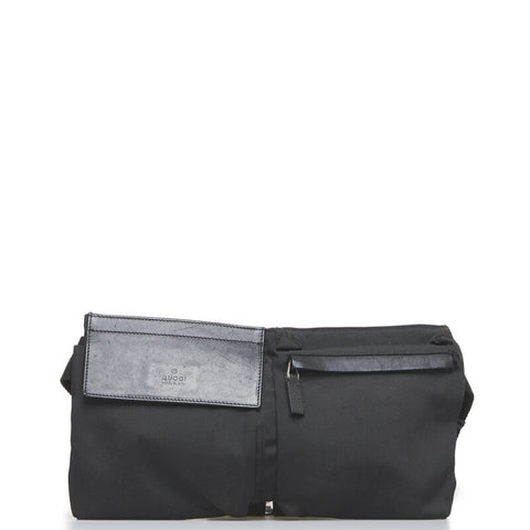 グッチ GGキャンバス ボディバッグ ウエストバッグ 28566 ブラウン キャンバス レザー レディース GUCCI 【中古】