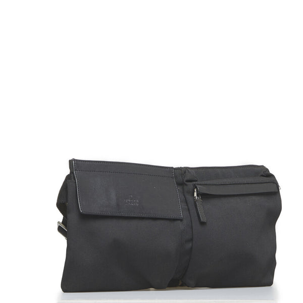 グッチ GGキャンバス ボディバッグ ウエストバッグ 28566 ブラウン キャンバス レザー レディース GUCCI 【中古】