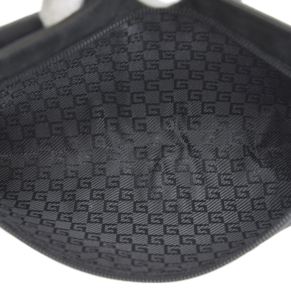 グッチ GGキャンバス ボディバッグ ウエストバッグ 28566 ブラウン キャンバス レザー レディース GUCCI 【中古】