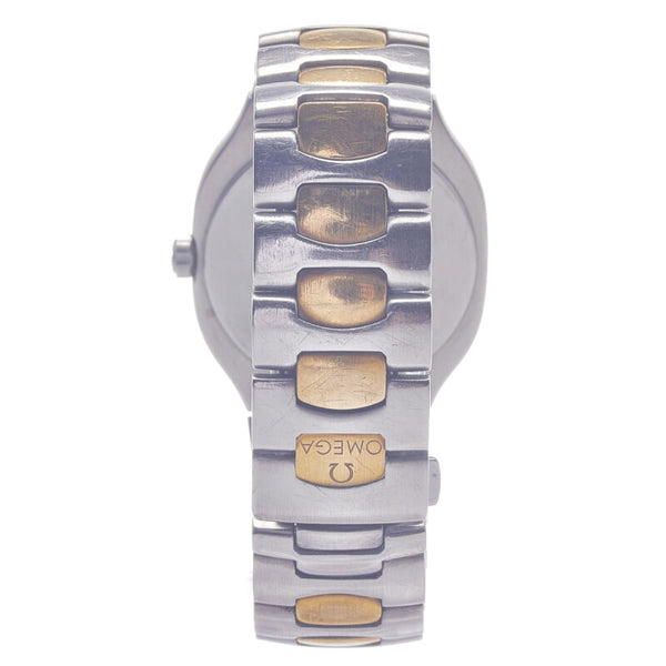 オメガ シーマスターポラリス 腕時計 クオーツ グレー文字盤 ステンレススチール レディース OMEGA 【中古】