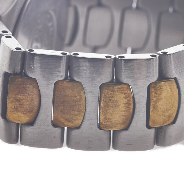 オメガ シーマスターポラリス 腕時計 クオーツ グレー文字盤 ステンレススチール レディース OMEGA 【中古】