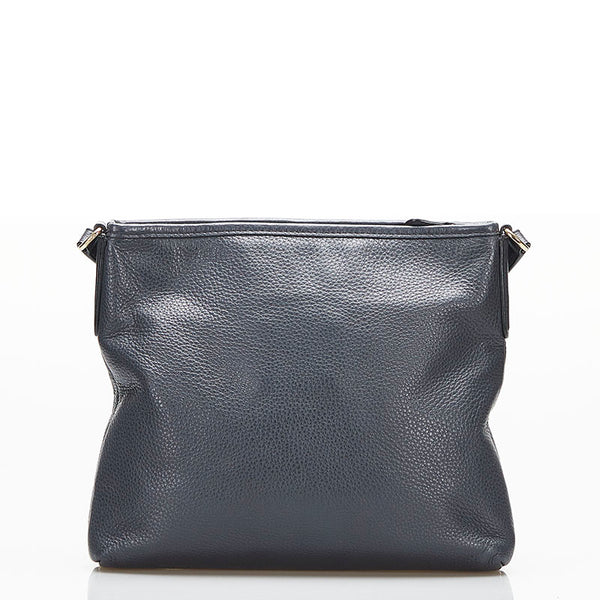 コーチ 斜め掛け ショルダーバッグ  F28035 グレー レザー レディース COACH 【中古】