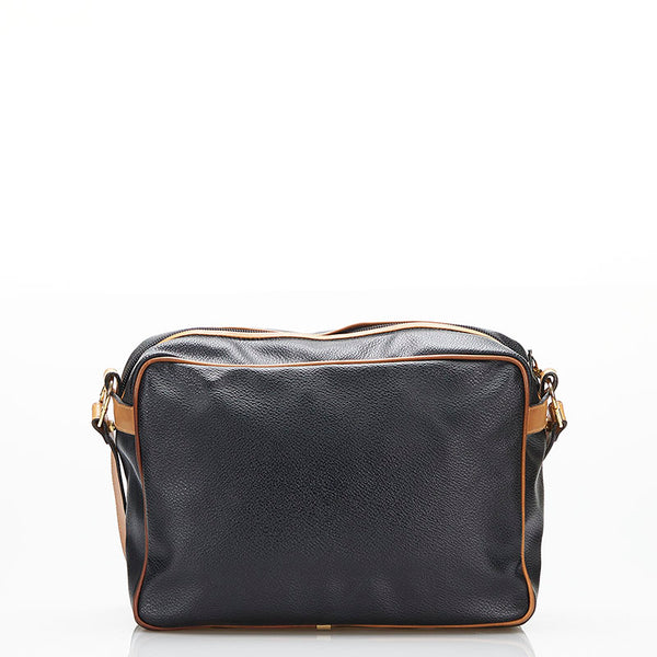 バリー 斜め掛け ショルダーバッグ ブラック ブラウン レザー レディース BALLY 【中古】