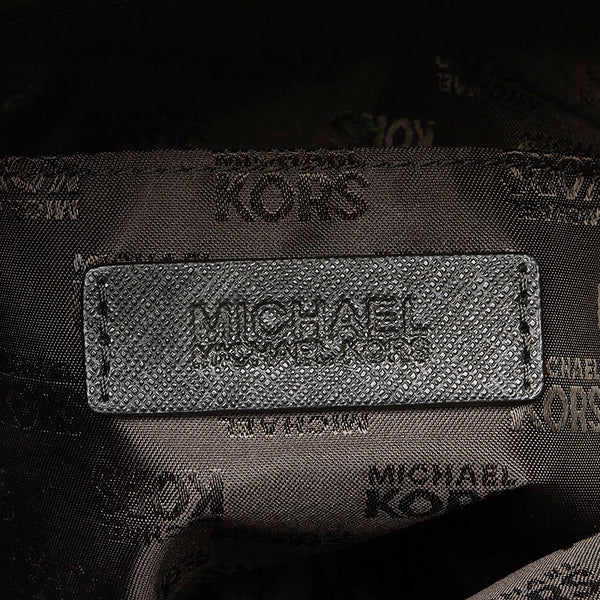 マイケルコース リュックサック バックパック ブラック ナイロン レザー レディース Michael Kors 【中古】