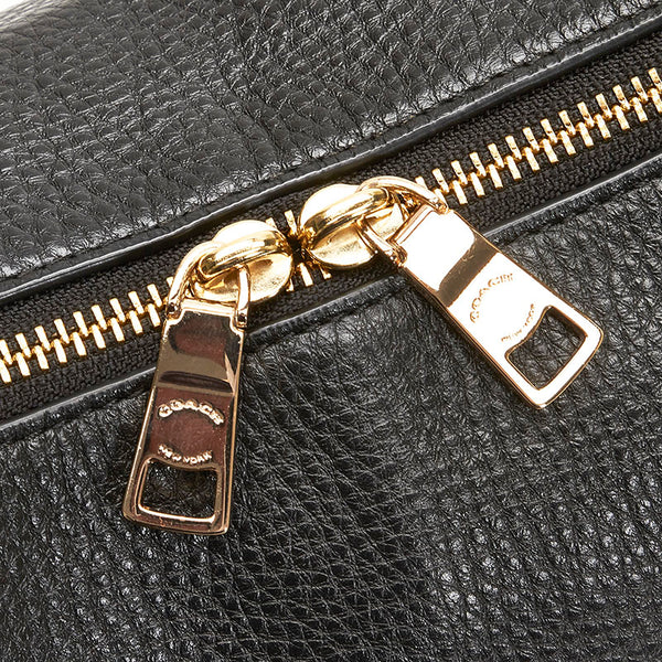 コーチ ハンドバッグ ショルダーバッグ 2WAY F36628 ブラック レザー レディース COACH 【中古】