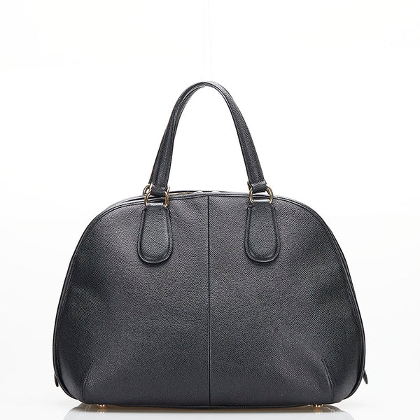 コーチ プリンス ストリート サッチェル  ハンドバッグ ショルダーバッグ 2WAY 34939  ブラック レザー レディース COACH 【中古】