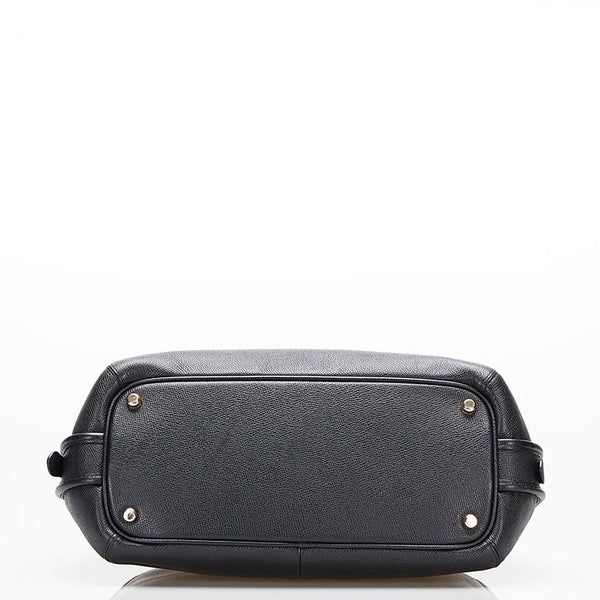 コーチ プリンス ストリート サッチェル  ハンドバッグ ショルダーバッグ 2WAY 34939  ブラック レザー レディース COACH 【中古】