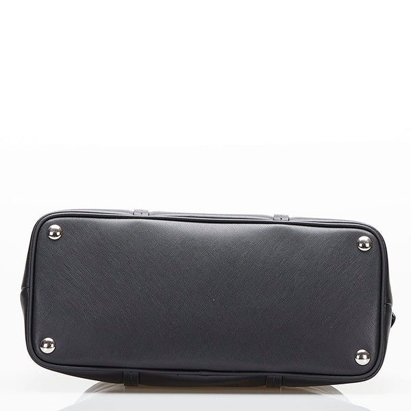 コーチ コーラ ドームド サッチェル ハンドバッグ ショルダーバッグ 2WAY ブラック レザー レディース COACH 【中古】