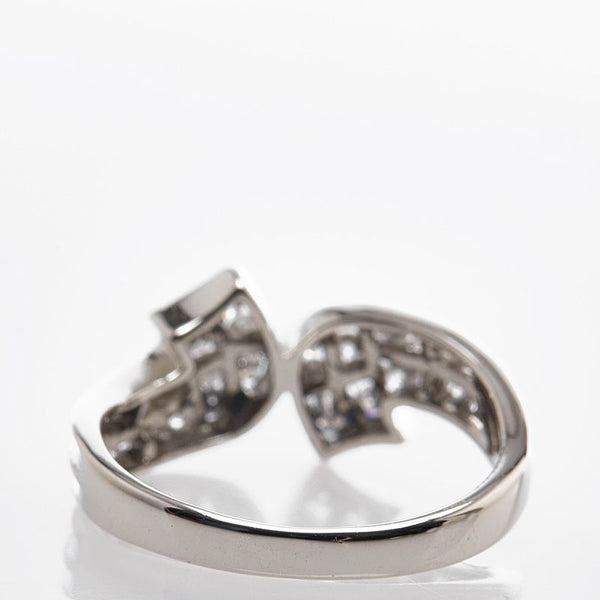 Pt900 プラチナ ダイヤ0.50ct リング 指輪 レディース 12.5号 【中古】