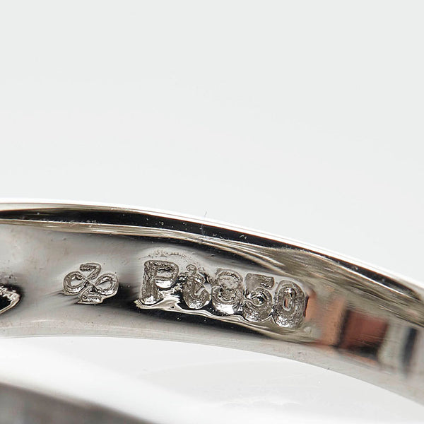 Pt850 プラチナ ダイヤ1.00ct リング 指輪 レディース 11号 【中古】