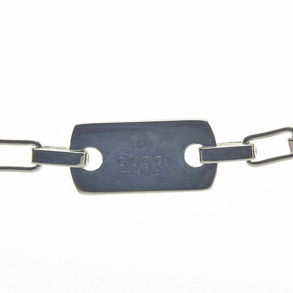グッチ Gプレート ネックレス SV925 シルバー レディース GUCCI 【中古】