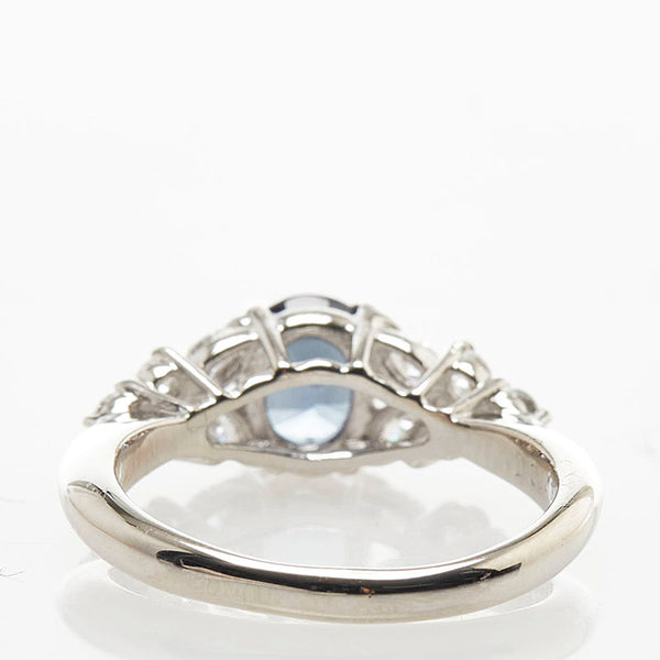 Pt900 プラチナ カラーチェンジガーネット1.195ct ダイヤ0.45ct リング 指輪 レディース 11.5号 【中古】