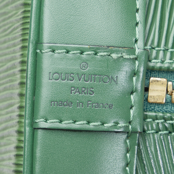 ルイ ヴィトン エピ アルマ ハンドバッグ M52144 ボルネオグリーン レザー レディース LOUIS VUITTON 【中古】