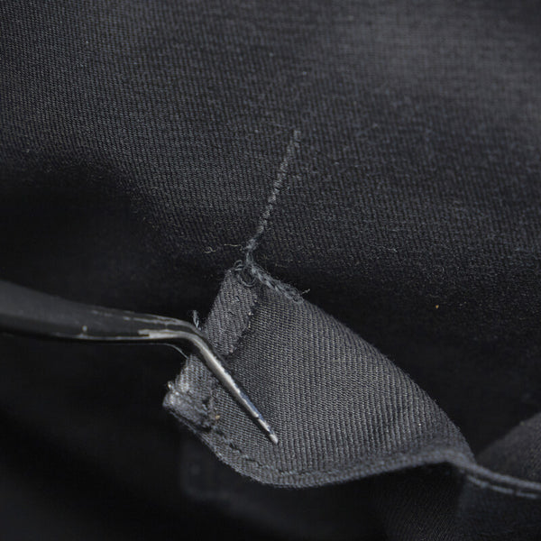 グッチ GGキャンバス ハンドバッグ 214397 ブラック キャンバス レザー レディース GUCCI 【中古】