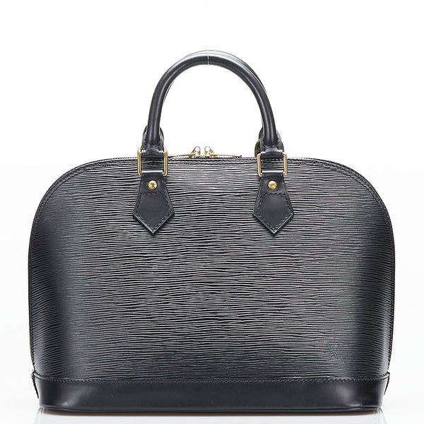 ルイ ヴィトン エピ アルマPM ハンドバッグ M52142 ノワール ブラック レザー レディース LOUIS VUITTON 【中古】