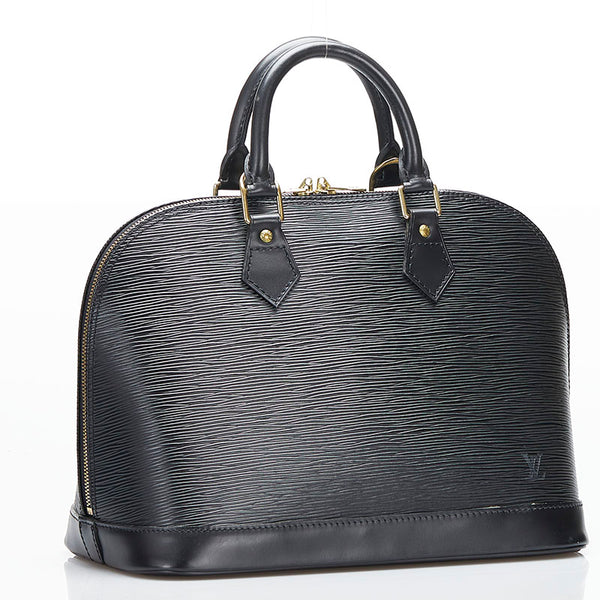 ルイ ヴィトン エピ アルマPM ハンドバッグ M52142 ノワール ブラック レザー レディース LOUIS VUITTON 【中古】
