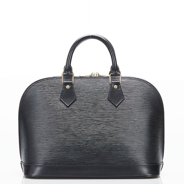 ルイ ヴィトン エピ アルマPM ハンドバッグ M52142 ノワール ブラック レザー レディース LOUIS VUITTON 【中古】