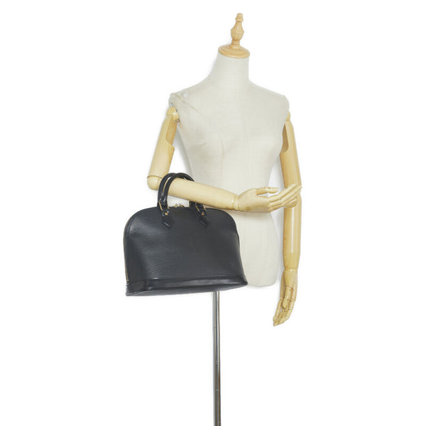 ルイ ヴィトン エピ アルマPM ハンドバッグ M52142 ノワール ブラック レザー レディース LOUIS VUITTON 【中古】